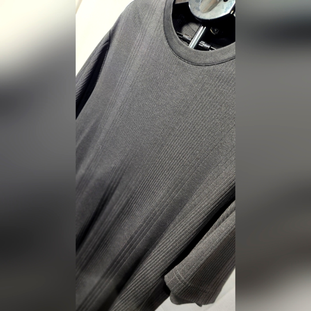 Claiborne Black Short Sleeve Crew Neck Tee-Size LT - Picture 7 of 9